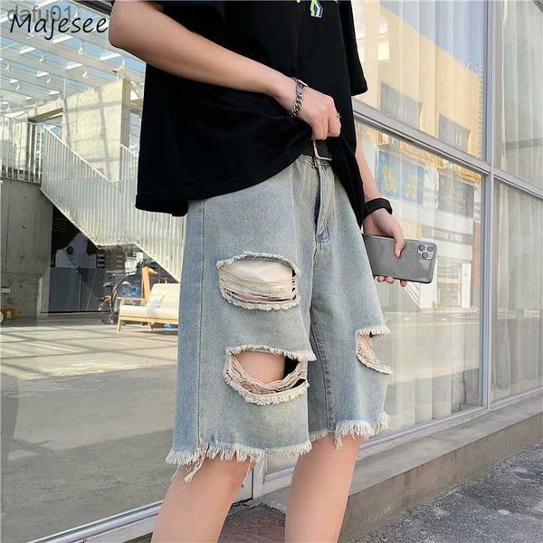 men's shorts summer ripped denim shorts men hip-pop casual fashion wide leg tassel knee length outwear loose handsome retro streetwear, White;black
men's shorts summer ripped denim shorts men hip-pop casual fashion wide leg tassel knee length outwear loose handsome retro streetwear, White;black