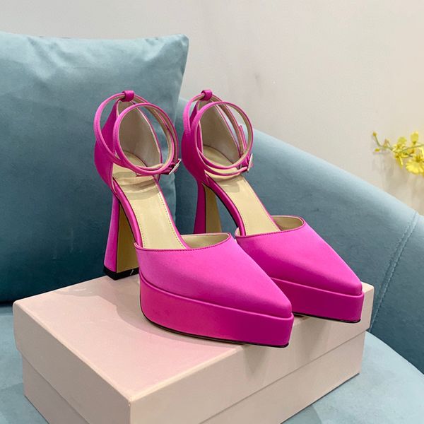 mach satin platform pumps chunky heels ankle evening shoes pointed toe women heeled luxury designers ankle strap dress shoe factory footwear, Black
mach satin platform pumps chunky heels ankle evening shoes pointed toe women heeled luxury designers ankle strap dress shoe factory footwear, Black
