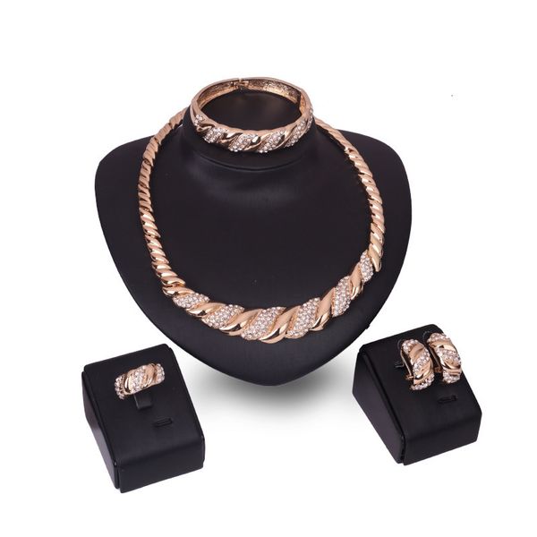 new african jewelry sets gold color trendy necklace earrings bracelet women gold color jewelry set wedding accessories 201222, Slivery;crystal
new african jewelry sets gold color trendy necklace earrings bracelet women gold color jewelry set wedding accessories 201222, Slivery;crystal