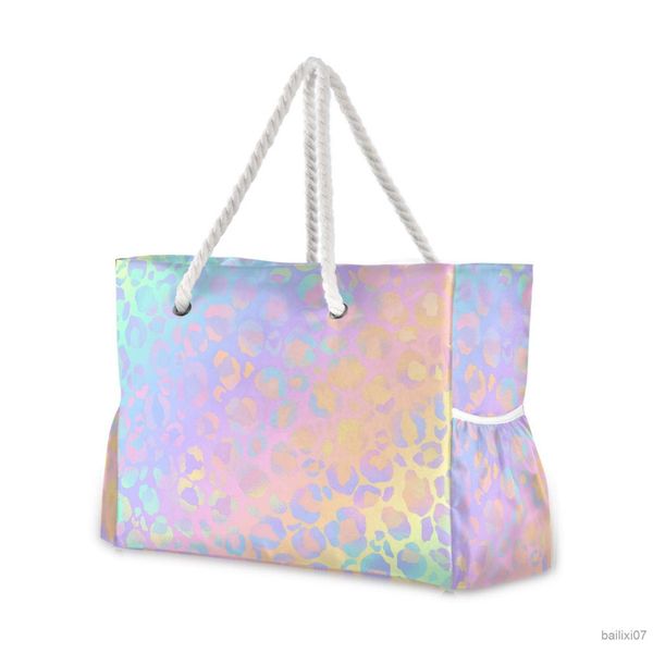other bags women shopping bag rainbow leopard print rose gold cheetah shoulder bag large capacity ladies beach bag tote shopping bag, Black;red
other bags women shopping bag rainbow leopard print rose gold cheetah shoulder bag large capacity ladies beach bag tote shopping bag, Black;red