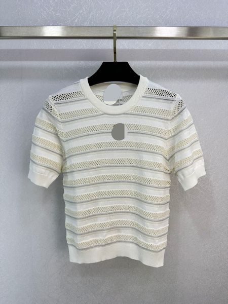 521 l 2023 summer sweaters women's pullover sweater black white striped crew neck short sleeve brand same style women's weilank751, White;black
521 l 2023 summer sweaters women's pullover sweater black white striped crew neck short sleeve brand same style women's weilank751, White;black