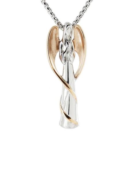 angel cremation necklace memorial urn pendant rose gold stainless steel ashes keepsake jewelry gift for women men hold human pet c4536925, Silver
angel cremation necklace memorial urn pendant rose gold stainless steel ashes keepsake jewelry gift for women men hold human pet c4536925, Silver