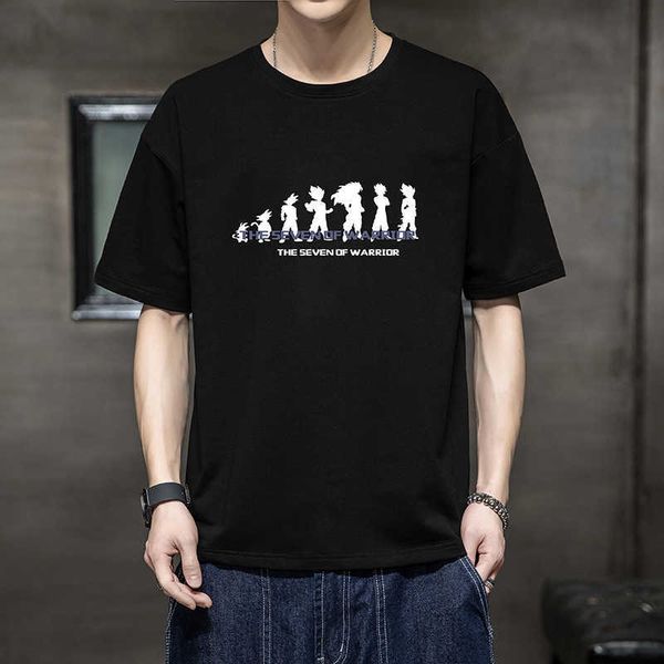 printed men's t-shirt short sleeved casual summer new cool feeling trend half sleeved clothing trendy brand bottom shirt for men 15kdaq, White;black
printed men's t-shirt short sleeved casual summer new cool feeling trend half sleeved clothing trendy brand bottom shirt for men 15kdaq, White;black