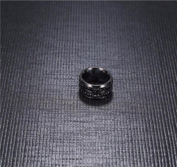 2018 new fashion men039s ring black crystal ring titanium steel fulldrill double row circle diamond wedding ring858847546138356303220, Silver
2018 new fashion men039s ring black crystal ring titanium steel fulldrill double row circle diamond wedding ring858847546138356303220, Silver