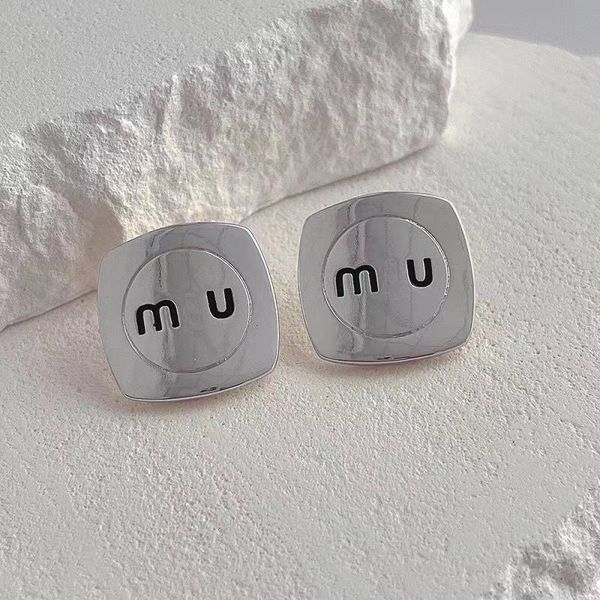 individualized cool style square letter miu earrings temperament retro style earrings versatile earrings, Golden;silver
individualized cool style square letter miu earrings temperament retro style earrings versatile earrings, Golden;silver