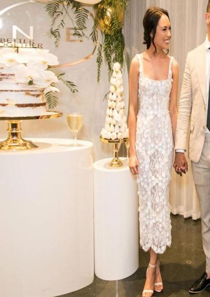 sheath tea length wedding dresses 3d flower garden bridal gowns pearls short country spaghetti strap vestidos de novia5296460, White
sheath tea length wedding dresses 3d flower garden bridal gowns pearls short country spaghetti strap vestidos de novia5296460, White