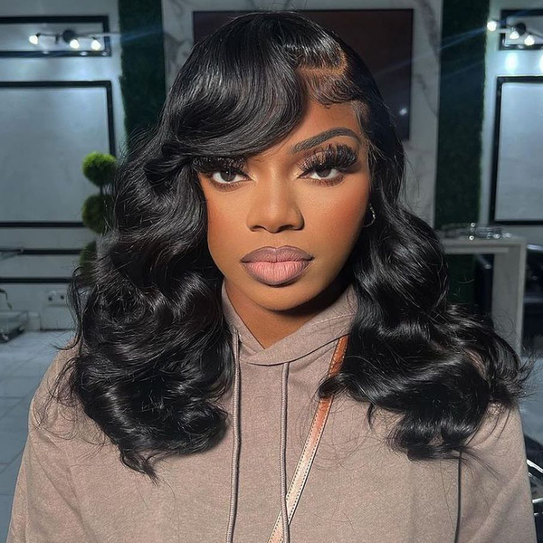 bob wig human hair 13x4 body wave 180% density wigs short bob hair lace frontal wigs temperament hair, Black;brown
bob wig human hair 13x4 body wave 180% density wigs short bob hair lace frontal wigs temperament hair, Black;brown