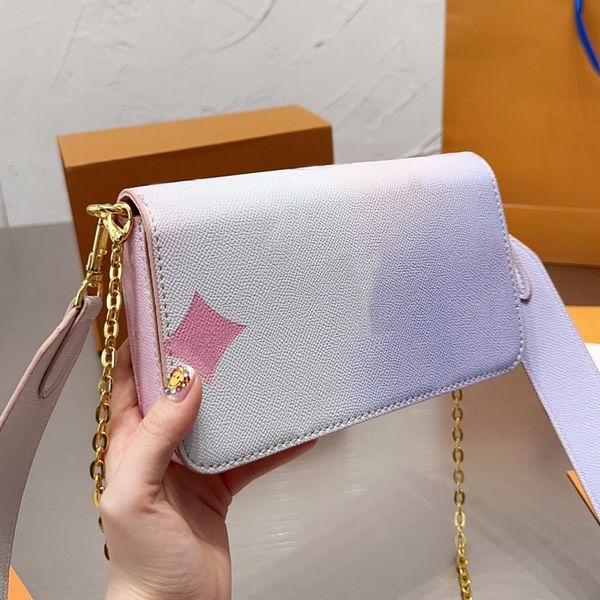 clutch small square bag fashion gradient crossbody bags handbags women shoulder bags letter printing classic three piece flap purse removabl
clutch small square bag fashion gradient crossbody bags handbags women shoulder bags letter printing classic three piece flap purse removabl