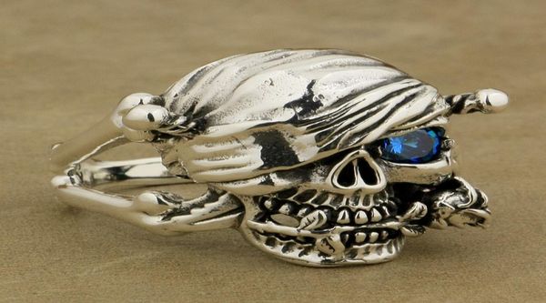 925 sterling silver pirate skull ring rose blue cz mens biker style 9w101 c181225015101548, Slivery;golden
925 sterling silver pirate skull ring rose blue cz mens biker style 9w101 c181225015101548, Slivery;golden