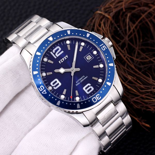 loa03 watch ceramic bezel luminous men orologio mens luxury designer watches automatic movement mechanical montre de luxe watch nato 300m wr, Slivery;brown
loa03 watch ceramic bezel luminous men orologio mens luxury designer watches automatic movement mechanical montre de luxe watch nato 300m wr, Slivery;brown