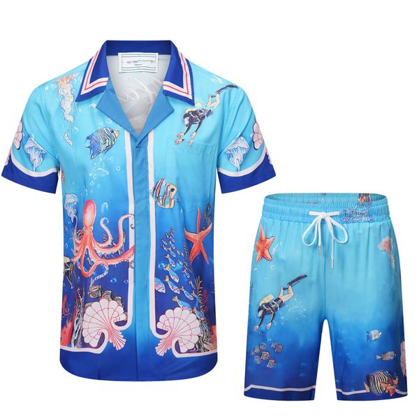 2023t men casual shirts sets summer tracksuit set fashion short sleeves bowling hawaii seaside designer beach shirts suits, Gray
2023t men casual shirts sets summer tracksuit set fashion short sleeves bowling hawaii seaside designer beach shirts suits, Gray