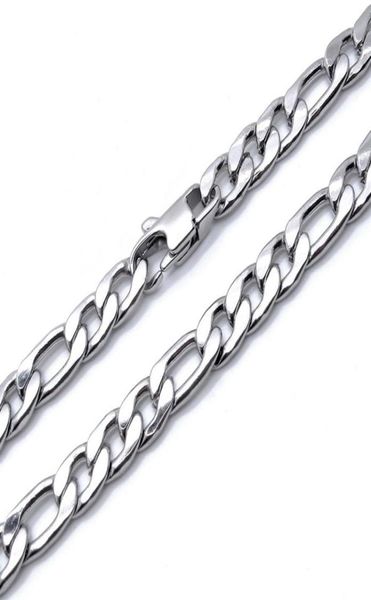 6mm figaro chain men jewelry 100 stainless steel necklace for man 1836 inches waterproof32915429019, Silver
6mm figaro chain men jewelry 100 stainless steel necklace for man 1836 inches waterproof32915429019, Silver