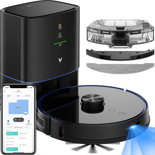 VIOMI S9 Robot Vacuum Cleaner Self-Emptying 2700Pa 5200mAh Sweep Vacuum and Mop Robotic Vacuum 360° Auto Dirt
VIOMI S9 Robot Vacuum Cleaner Self-Emptying 2700Pa 5200mAh Sweep Vacuum and Mop Robotic Vacuum 360° Auto Dirt