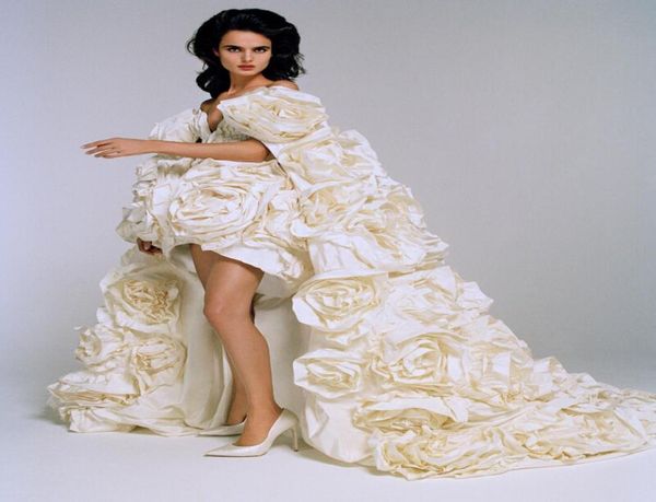 off shoulder high low evening formal dresses 2022 fully handmade 3d floral rose cathedral train celebrity red carpet prom gowns3834465, Black;red
off shoulder high low evening formal dresses 2022 fully handmade 3d floral rose cathedral train celebrity red carpet prom gowns3834465, Black;red
