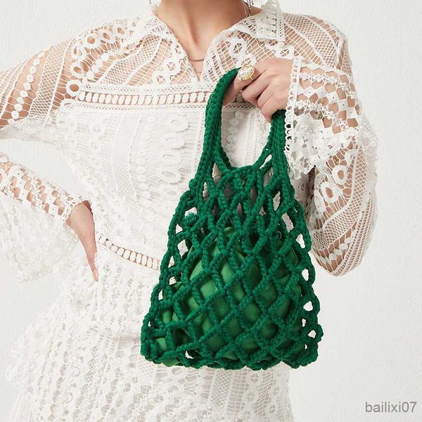 other bags rope woven women's handbags piece mesh bag designer summer straw beach bags female cutout tote bag purses, Black;red
other bags rope woven women's handbags piece mesh bag designer summer straw beach bags female cutout tote bag purses, Black;red