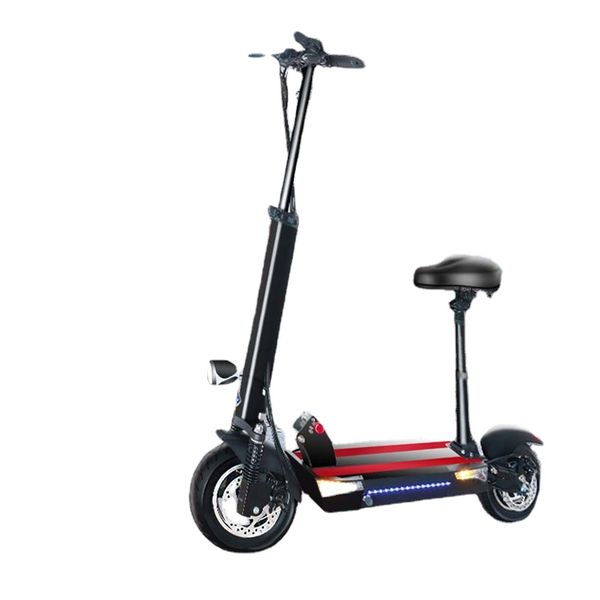 Image of 20-28AH Large Battery Capacity Electric Scooter Over 100KM Long Distance 48V 1200W Motor Electric Scooters with Seat E Scooters