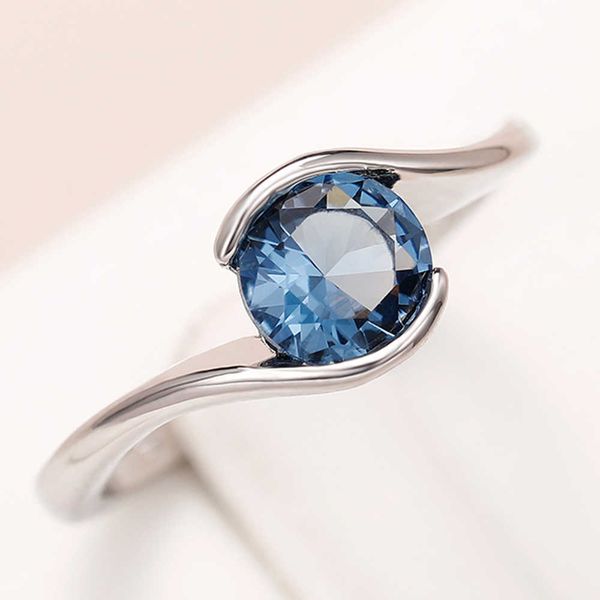 band rings huitan simple and elegant design women's cubic zirconia rings solitaire blue cz fancy bridal wedding accessories fashion jew, Silver
band rings huitan simple and elegant design women's cubic zirconia rings solitaire blue cz fancy bridal wedding accessories fashion jew, Silver