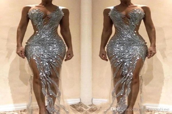 gorgeous silver mermaid evening dresses see through tulle bodice split long women occasion prom gowns bc06219178812, Black
gorgeous silver mermaid evening dresses see through tulle bodice split long women occasion prom gowns bc06219178812, Black