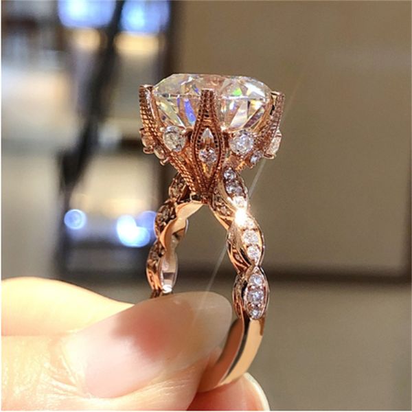 18k rose gold aaaaa zircon finger ring party wedding band rings for women men promise engagement jewelry gift, Slivery;golden
18k rose gold aaaaa zircon finger ring party wedding band rings for women men promise engagement jewelry gift, Slivery;golden