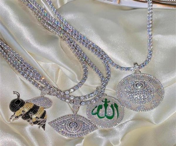 iced out bling 5a sparking cz cubic zirconia lucky evil eye pendant necklaces women men tennis chain beaded chain jewelry 201013228695198, Silver
iced out bling 5a sparking cz cubic zirconia lucky evil eye pendant necklaces women men tennis chain beaded chain jewelry 201013228695198, Silver