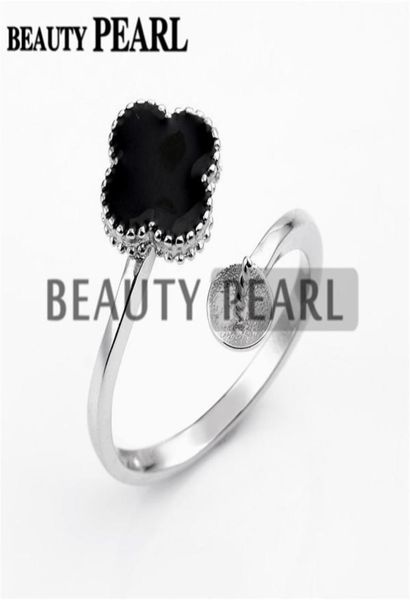 pearl ring settings black cloverleaf ring base 925 sterling silver diy jewellery semi mount 5 pieces7511515, Slivery;crystal
pearl ring settings black cloverleaf ring base 925 sterling silver diy jewellery semi mount 5 pieces7511515, Slivery;crystal