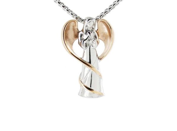 angel cremation necklace memorial urn pendant rose gold stainless steel ashes keepsake jewelry gift for women men hold human pet c3618018, Silver
angel cremation necklace memorial urn pendant rose gold stainless steel ashes keepsake jewelry gift for women men hold human pet c3618018, Silver
