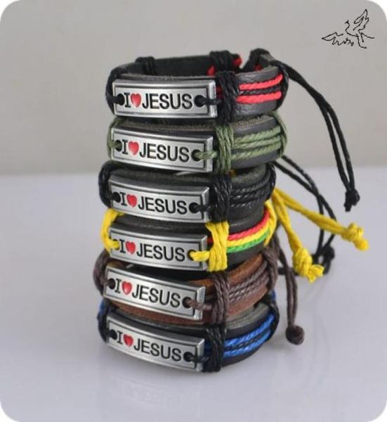 24pcslot mix color i love jesus bracelets leather alloy id bracelet religious jewelry89453294367353, Black
24pcslot mix color i love jesus bracelets leather alloy id bracelet religious jewelry89453294367353, Black