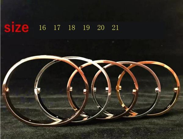 fashion jewelry screw bangles 316l titanium steel with cz stone gold silver rose gold bracelets for women men gift size 16214878671, Black
fashion jewelry screw bangles 316l titanium steel with cz stone gold silver rose gold bracelets for women men gift size 16214878671, Black