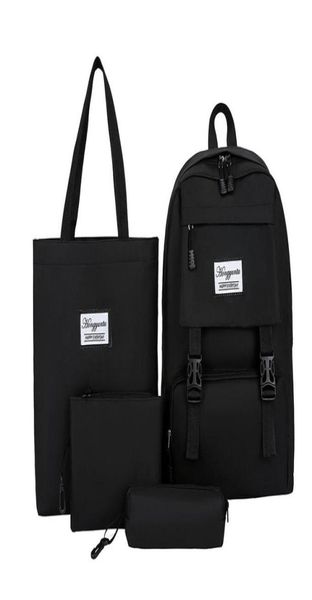 4piece set schoolbags nylon women backpack casual school backpack female school bag for teenager girl children student mochilas l2063666
4piece set schoolbags nylon women backpack casual school backpack female school bag for teenager girl children student mochilas l2063666