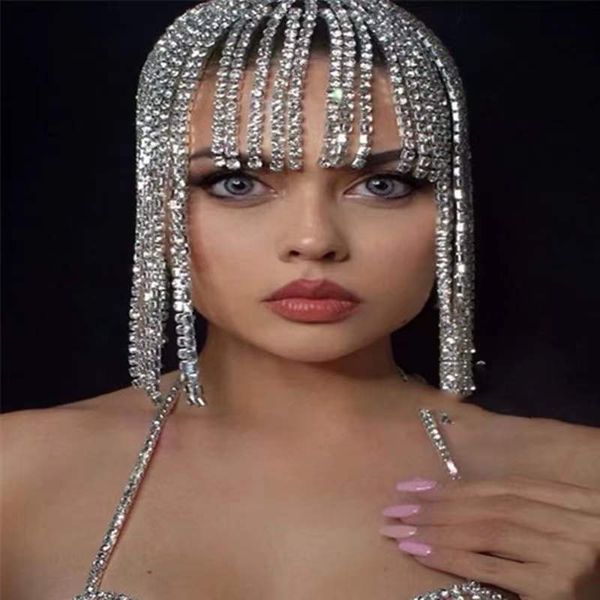 full drill long tassel hair chain forehead chain shiny rhinestone headwear hair chain stage model catwalk hat chain women's jewelry who, Silver
full drill long tassel hair chain forehead chain shiny rhinestone headwear hair chain stage model catwalk hat chain women's jewelry who, Silver