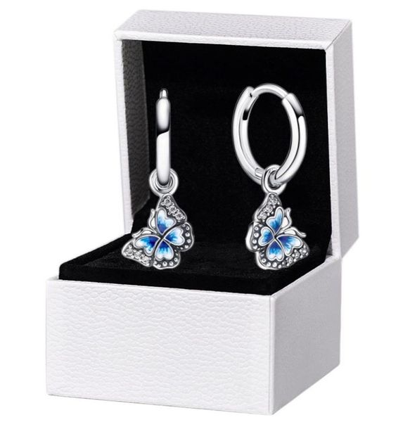 blue butterfly pendant hoop earrings original retail box for pandora 925 sterling silver women party jewelry stud earring8741702, Golden;silver
blue butterfly pendant hoop earrings original retail box for pandora 925 sterling silver women party jewelry stud earring8741702, Golden;silver