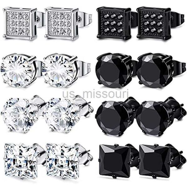 stud 8 pairs stainless steel cubic zirconia stud earrings set ear piercing jewelry for men and women 6mm stylish simplicity j230529, Golden;silver
stud 8 pairs stainless steel cubic zirconia stud earrings set ear piercing jewelry for men and women 6mm stylish simplicity j230529, Golden;silver