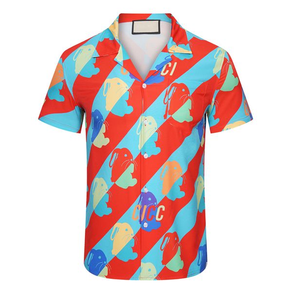 men's designer shirt summer casual printed real silk street beach style short sleeve high-quality shirt#019, White;black
men's designer shirt summer casual printed real silk street beach style short sleeve high-quality shirt#019, White;black