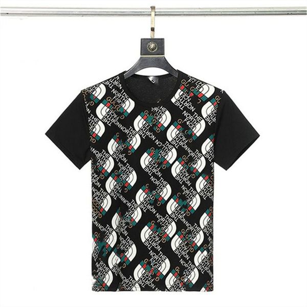 summer new men's t-shirt fashion trend designer european and american style printed personality hundred match young charm internet cele, White;black
summer new men's t-shirt fashion trend designer european and american style printed personality hundred match young charm internet cele, White;black