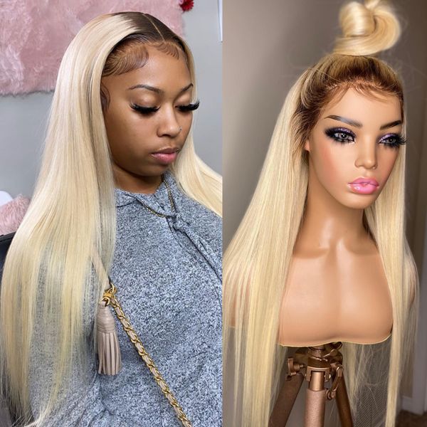 613 blonde lace front human hair wigs hd glueless brown root straight 13x4 30inch preplucked colored human hair lace frontal wig, Black;brown
613 blonde lace front human hair wigs hd glueless brown root straight 13x4 30inch preplucked colored human hair lace frontal wig, Black;brown