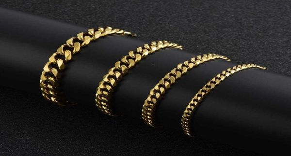 stainless steel gold bracelet mens cuban link chain on hand steel chains bracelets charm whole gifts for male accessories q06052739823269, Black
stainless steel gold bracelet mens cuban link chain on hand steel chains bracelets charm whole gifts for male accessories q06052739823269, Black