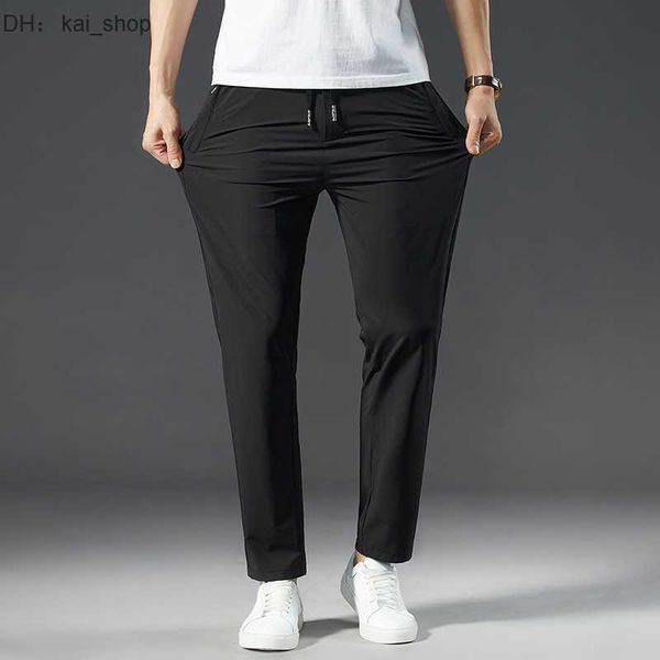 casual pants, oversized straight tube ice silk summer thin elastic slim fitting quick drying sports men1, Black
casual pants, oversized straight tube ice silk summer thin elastic slim fitting quick drying sports men1, Black