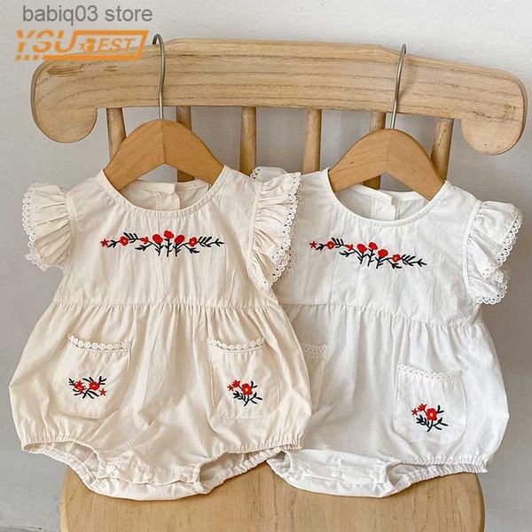 rompers cute toddler baby girls romper sleeveless embroider jumpsuit sweet newborn summer kids baby girls rompers t230529, Blue
rompers cute toddler baby girls romper sleeveless embroider jumpsuit sweet newborn summer kids baby girls rompers t230529, Blue