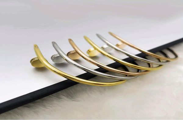 gold bangle nail bracelet designer bracelets luxury jewelry for women fashion bangles titanium steel alloy goldplated craft never9172700, Black
gold bangle nail bracelet designer bracelets luxury jewelry for women fashion bangles titanium steel alloy goldplated craft never9172700, Black