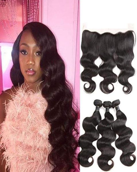 new brazilian human hair weaves body wave bundles with frontal human hair 3 bundles with 13x4 lace frontal brazilian hair85447904068512, Black
new brazilian human hair weaves body wave bundles with frontal human hair 3 bundles with 13x4 lace frontal brazilian hair85447904068512, Black