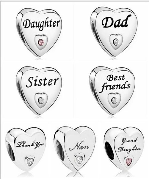 whole 20pcs friends daughter sister dad thank you diy silver charm loose bead jewelry marking charms fit pandora bracelet48913615555229, Black
whole 20pcs friends daughter sister dad thank you diy silver charm loose bead jewelry marking charms fit pandora bracelet48913615555229, Black
