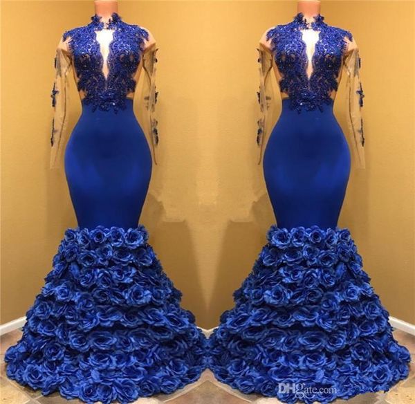 royal blue lace mermaid long prom dresses 2020 high neck sheer long sleeves tulle applique 3d floral floor length evening party go6597994, Black
royal blue lace mermaid long prom dresses 2020 high neck sheer long sleeves tulle applique 3d floral floor length evening party go6597994, Black