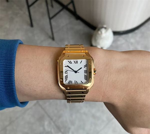 screw square designer watch automatic quartz womens watch plated gold silver wristwatch wide stainless steel strap geneva mechanical watches, Slivery;brown
screw square designer watch automatic quartz womens watch plated gold silver wristwatch wide stainless steel strap geneva mechanical watches, Slivery;brown