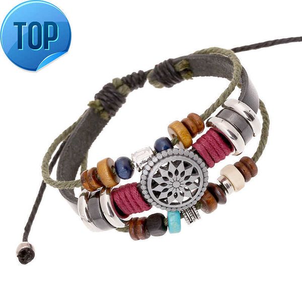 personalized leather bracelet fashion temperament versatile beaded leather bracelet new bracelet, Golden;silver
personalized leather bracelet fashion temperament versatile beaded leather bracelet new bracelet, Golden;silver
