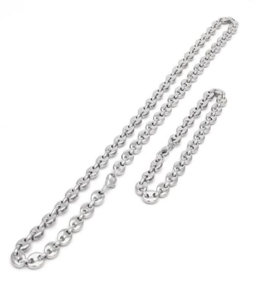 coffee bean necklace and bracelet set stainless steel mens jewellry two colors optional hip hop213428057844737866, Silver
coffee bean necklace and bracelet set stainless steel mens jewellry two colors optional hip hop213428057844737866, Silver