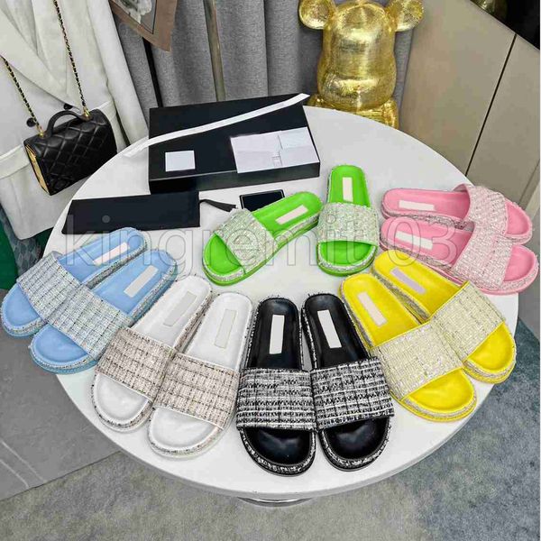 designer slippers honey little fragrant wind sandals women woven colorful slippers straw rubber slides knitted platform sandals breathable b, Black
designer slippers honey little fragrant wind sandals women woven colorful slippers straw rubber slides knitted platform sandals breathable b, Black
