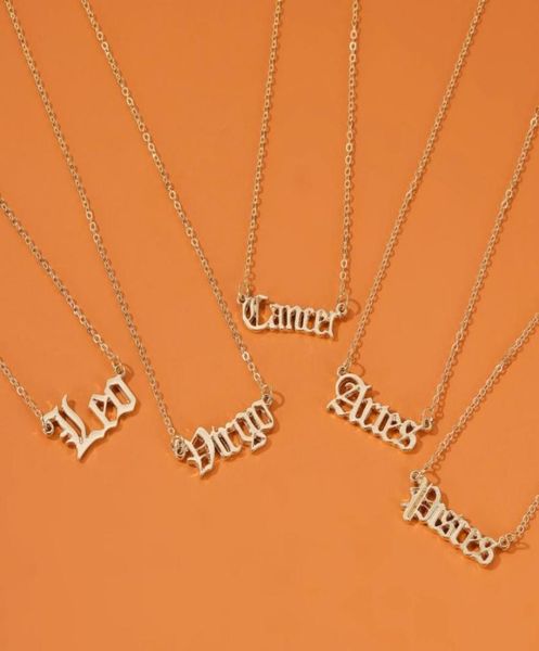 twelve constellations pendant necklace for women men zodiac sign necklaces old english letter gold color stainless steel chain9957255, Silver
twelve constellations pendant necklace for women men zodiac sign necklaces old english letter gold color stainless steel chain9957255, Silver