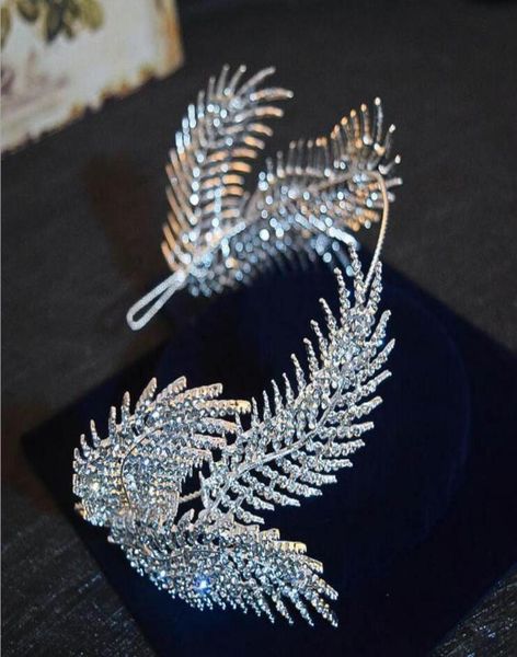 rhinestone silver leaves wedding bridal tiara headbands bride pageant headdress women hair ornaments head jewelry accessories2110946
rhinestone silver leaves wedding bridal tiara headbands bride pageant headdress women hair ornaments head jewelry accessories2110946