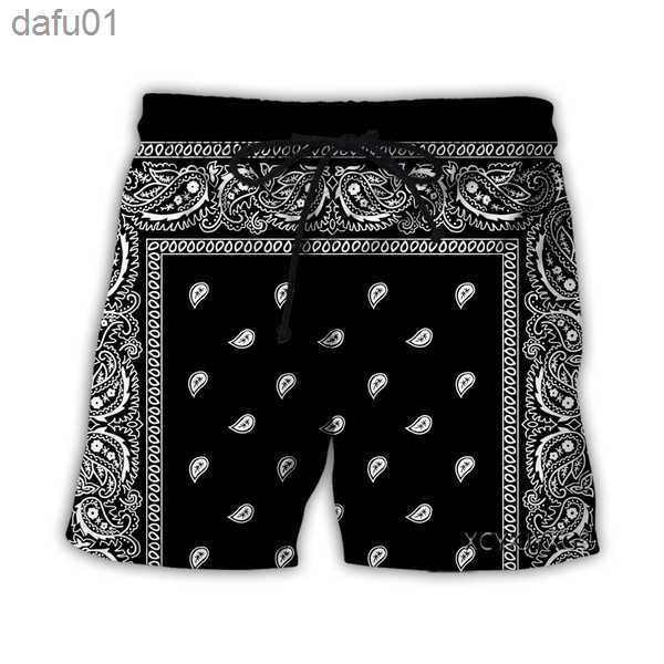 men's shorts new bandana pattern 3d print causal clothing fashion men women tracksuits crewneck hip hop shorts plus size s-7xl l230520, White;black
men's shorts new bandana pattern 3d print causal clothing fashion men women tracksuits crewneck hip hop shorts plus size s-7xl l230520, White;black