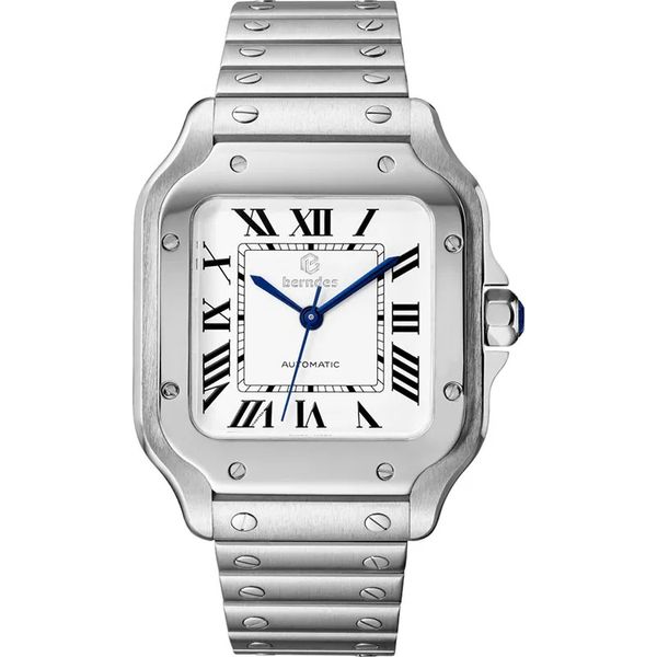 r business automatic lovers watch made of premium stainless steel baked blue watch needle sapphire lens deep waterproof fashion gift montre, Slivery;brown
r business automatic lovers watch made of premium stainless steel baked blue watch needle sapphire lens deep waterproof fashion gift montre, Slivery;brown